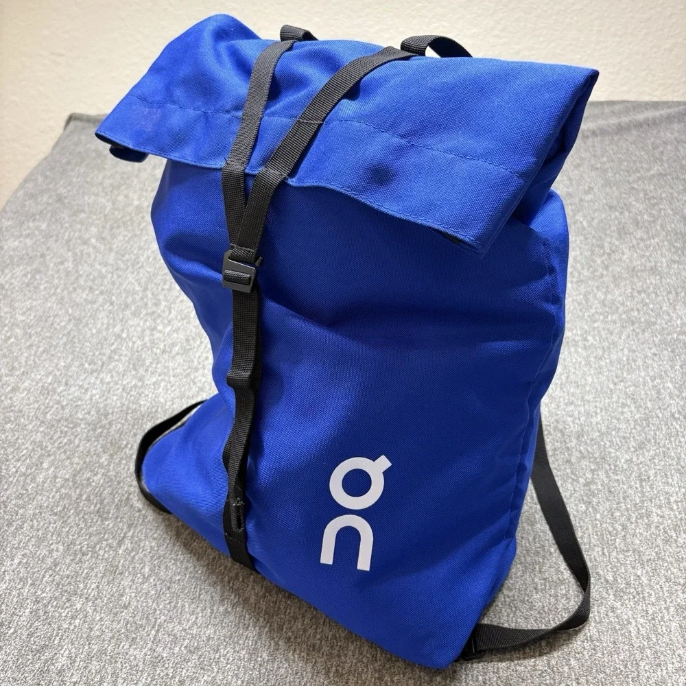 On Running Ambassador Pack Unisex Backpack / Shoulder Tote Bag Blue‎ Reflective